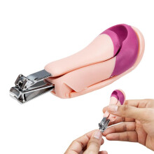 Baby Care Nail Clipper | Precision Stainless Steel Nail Cutter for Kids, Family-Friendly Design, Pink