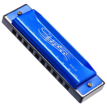 10-Hole C Diatonic Harmonica for Beginners - Easy to Play Metal Musical Instrument for Kids, Compact