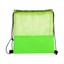 Drawstring Basketball Backpack Ball Storage For Sports Green Ball Carrier Basketball Gear Bag