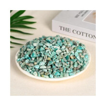 Natural Blue Crystal Gravel 200g, 7-9mm Polished Aromatherapy Stone, Raw Crystal for Aquarium Decoration