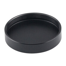 Anodized Cap Astronomical Eyepiece Protection Cover M48 x 0.75mm Aluminum Alloy Black Photography Lens