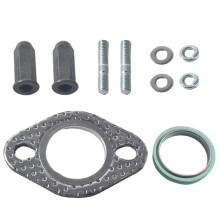Muffler and Gasket Assembly Kit For GY6 GMB139 Engine 50cc-150cc Exhaust Bolt Kit Scooters ATVs Go Karts