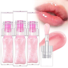 Magic Color Changing Lip Oil - Long Lasting Nourishing Gloss with Big Brush Applicator, 3 Colors Available