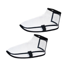 Transparent Barber Shoes Cover, Durable TPU Haircut Styling Tool for Salon Professionals, Hair Clipping