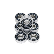 608RS Miniature Ball Bearings 8x22x7mm Chrome Steel, 8Pcs High Precision Bearings for Model Train and