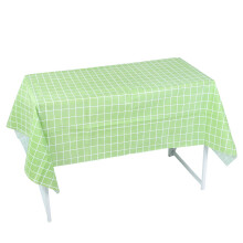 Table Protector for Dining Tables, Waterproof and Oil-Proof PEVA Table Cover, Heavy Duty Vinyl Table Covers with Simple Lattice Design, Spill Proof an