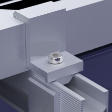 4045MM Solar Panel Bracket Clamps - 4 Pcs, 45mm Clamp Size, High-Strength Design For Stable Mounting