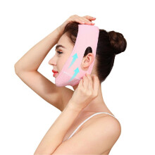 Reusable Chin Strap for Sleeping, Adjustable Jawline Shaper, V-Line Lifting Face Mask for Sagging Skin