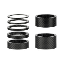 Mountain Bike Carbon Fiber Headsets for Fork Spacers, Handlebar and Stem Washers, Front Fork Bicycle