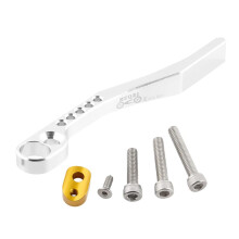 Aluminum Alloy Bike Chain, Anti-Drop Chain Stabilizer for Road Bikes, Silver, Durable and Lightweight