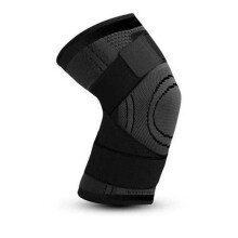 Knee Brace 2-Pack Compression Knee Pads For Sports Safety Volleyball Gym Knee Protection Black Medium