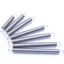Extension Springs Stainless Steel 120mm S Hook Helical Pullback Coil Spring Wire Diameter 0.3mm, 5pcs