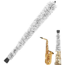 Cleaning Brush 21 Inch Cotton Saxophone Care Kit for Alto Saxophone with Pad Saver Brush Cleaner