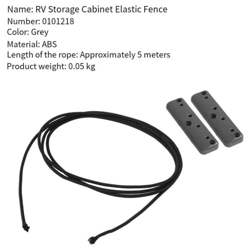 Cargo Net for RVs ABS Material Anti-fall Feature Gray for Secure Item Storage 2