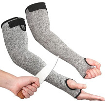 Cut Resistant Arm Sleeves With Thumb Hole For Work And Gardening Arm Protection Sleeves