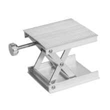 Adjustable Lifting Stand Aluminum Alloy Lift Table Platform for Leveling Machines, Portable Design,