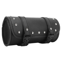Motorcycle Tool Bag - Universal PU Leather Fork Bag with Quick Release Buckle for Motorbikes and Electric