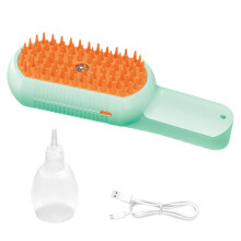 Cat Steam Brush, Pet Steam Brush for Dog Hair Removal, Ergonomic Steam Comb for Small, Medium, and Large