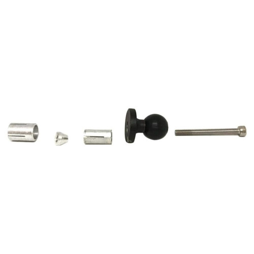 Motorcycle Fork Stem Mount Base Ball Mount Adapter Black Phone Navigation Bracket For Bike 2