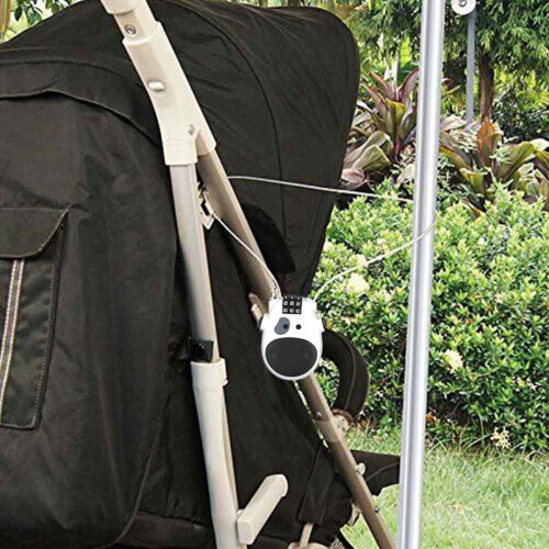 3 Digit Code Combination Pram Lock For Pushchair Stroller Password Security Coded Lock Silver 1
