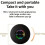 Shower Speaker Bluetooth Mini Waterproof Portable LED Light For Outdoor Use 4