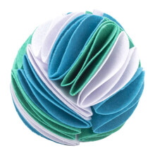 Felt Dog Sniffing Ball: Interactive Training Toy For Mental Stimulation, Slow Feeding Enrichment, Puzzle