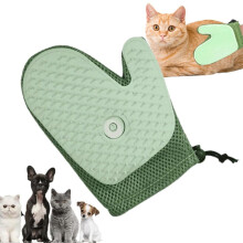 Pet Hair Remover Electrostatic Gloves For Pet Grooming, Reusable Cleaning Tool For Couch Car Furniture,