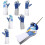 Fencing Gloves for Training and Competitive Use, Right-Handed Medium Size, Breathable Material, Durable 2