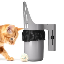 Cat Litter Box Scooper With Holder Portable Sifter Shovel Large Capacity For Home Indoor Outdoor Pet