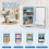 ELECWISH (10L White) Tabletop Mini Fridge Electric Cooler Warmer AC/DC 3