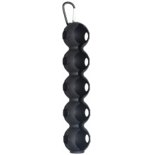 Ball Silicone Sleeve Protective Holder with Carabiner for 5-Ball Set, Portable and Durable Design in