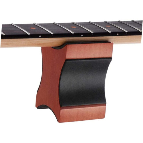 2-in-1 Guitar Neck Rest Support Stand with Comfortable Cork for String Instruments Easy to Install Adjustable 2