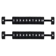 Foosball Counter Scoring Units 2Piece Set Black Game Scoreboard Standard Foosball