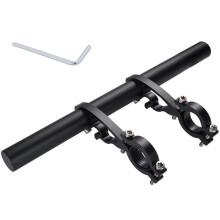 Aluminum Road Bike Handlebar Extension, Light Double Bicycle Handlebar Holder, Fork Tube Extension for