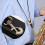 PU Leather Padded Adjustable Saxophone Strap in Light Brown - Comfortable, Durable, Universal Fit for 4