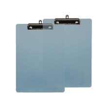 Stabiles Klemmbrett aus Kunststoff, transparenter und tragbarer Dokumentenhalter für Papier im A4- und Letter-Format, wasserabweisende Oberfläche