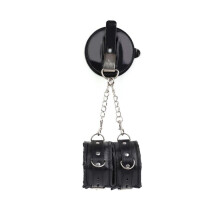 Foam Suction Cup Restraints for Bondage - Adjustable Size, Soft Material, Strong Hold, Red Color