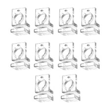 Fishtanks Lid Holder Stand 10-Piece Adjustable Fish Tank Cover Bracket for Home Aquarium