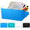Compact Desktop Display, Color Coded Organizational Desk Accessories, Durable Polypropylene Index Card Holders, 4 Pieces 4