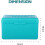 Compact Desktop Display, Color Coded Organizational Desk Accessories, Durable Polypropylene Index Card Holders, 4 Pieces 2