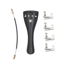 3 In 1 Violin Ebony String Adjuster Replacement for 3/4 4/4 Violins, Violin Composite Parts and Accessories