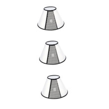 3pcs Dog Collar Bite Protection - Comfortable Elizabethan Style Pet Cone, Adjustable Size, Safety Design