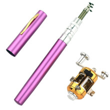 Portable Pocket Fishing Rod Pen Telescopic Fishing Rod and Spinning Reel Combo Set for Fishing Enthusiasts