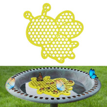 Bee Watering Station Bee Feeder Floating Bee Island Drink Tray for Sustainable Gardening, Durable Bee