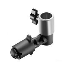Adjustable Angle Reflector Clip for Photography, Lightweight Aluminum Holder, Compatible with DSLR and
