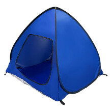 Camping Tent For Dogs Portable Foldable Pet Shelter Blue XL Cat And Dog Shelter For Picnic Garden Patio