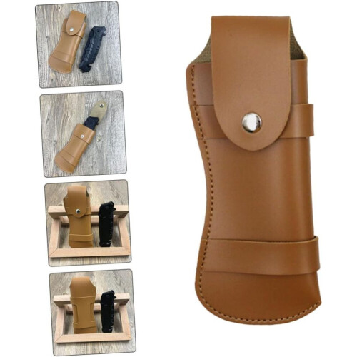 Leather Case Protective Cover Belt-Style Scabbard For Camping Tools Key Holder 2