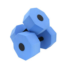 Dumbbells 1Pair High-Density Foam Pool-Resistance Aquatic Fitness Water-Exercises Blue