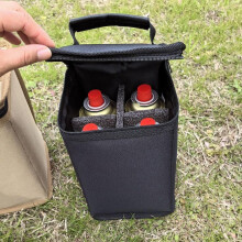 Gas Cylinder Storage Bag Outdoor Portable For Camping Cooking And Traveling Black