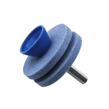 Garden Tools Rotary Drill Cutter Sharpener Lawnmower Sharpener Grinding 2 Layer
